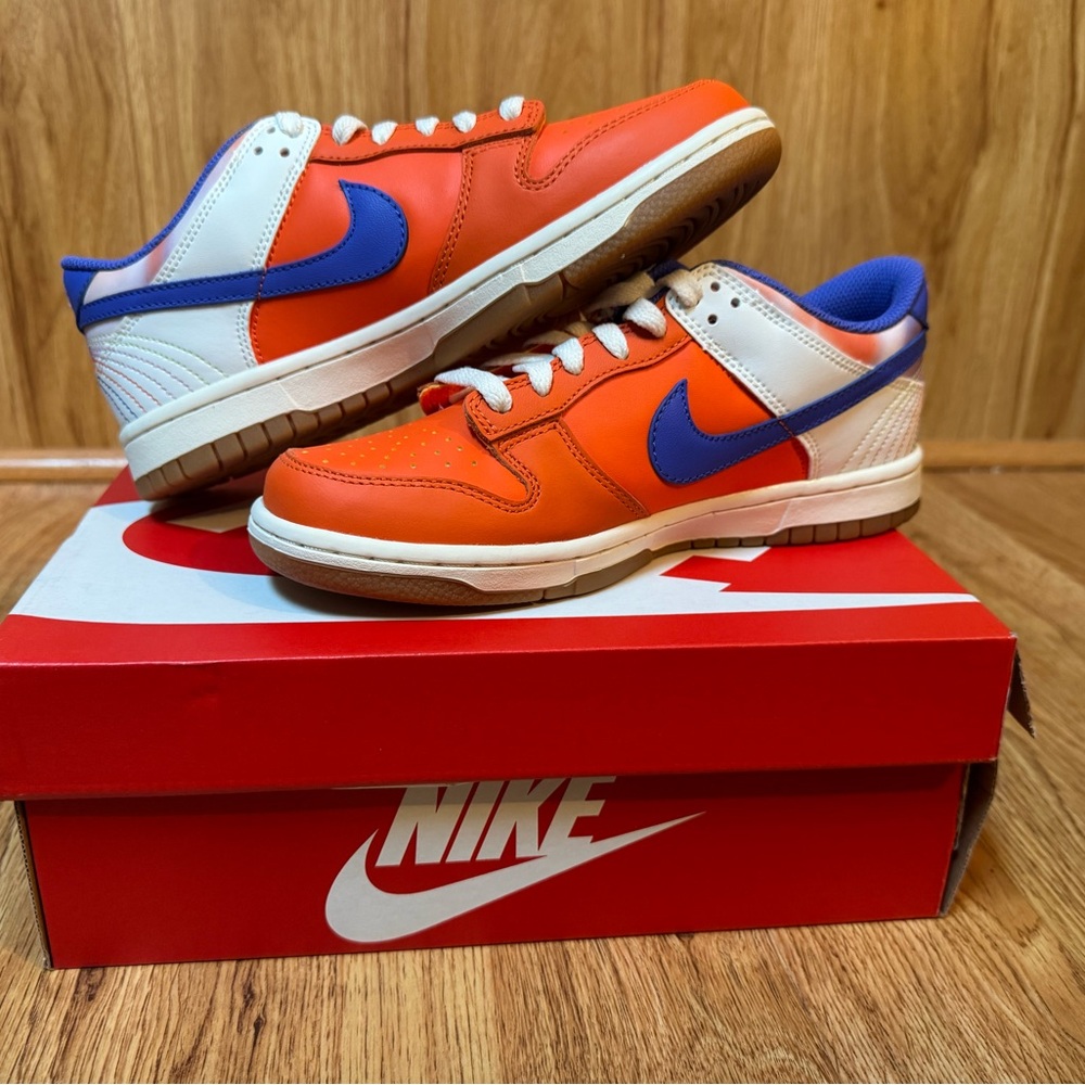 NEW Nike Dunk Low, everything you need, Orange/Blue joy/Soft pink. Sz 5.5